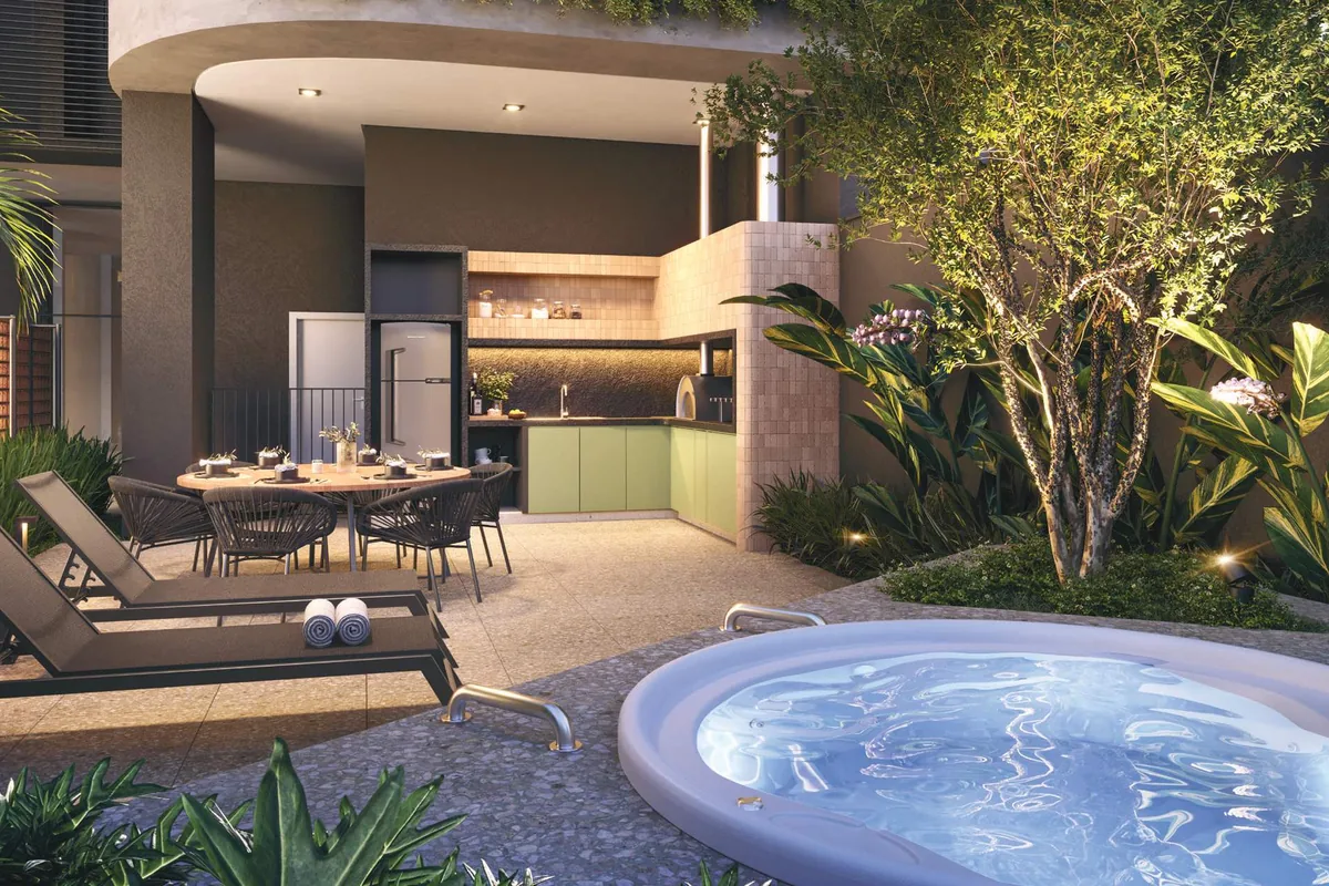 Vip Space do Acervo Residences, ambiente reservado para receber