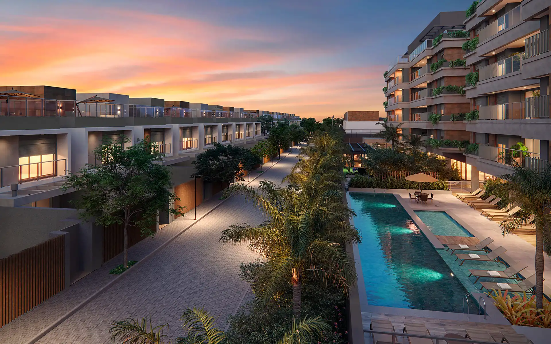 Casas do Alpha Vert com piscina privativa em Alphaville