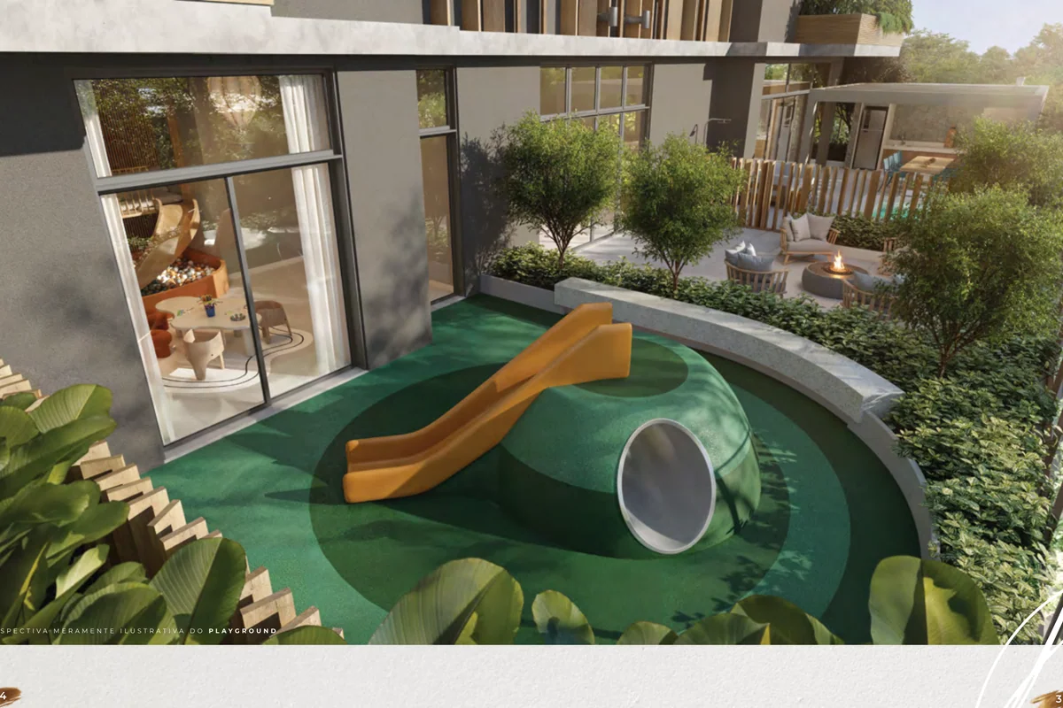 Playground do Authoria por Dubai, no átrio de lazer