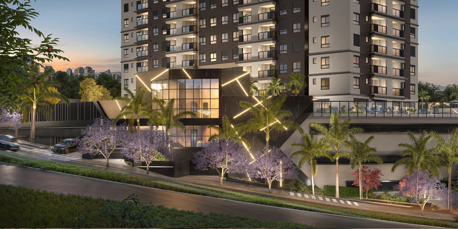 Perspectiva do Beyond Residence, lançamento RSF na Av. Piraíba em Alphaville, Barueri