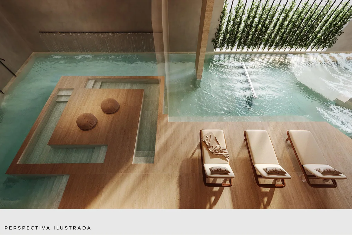 Spa do Vista Alphagran, com sauna seca e úmida